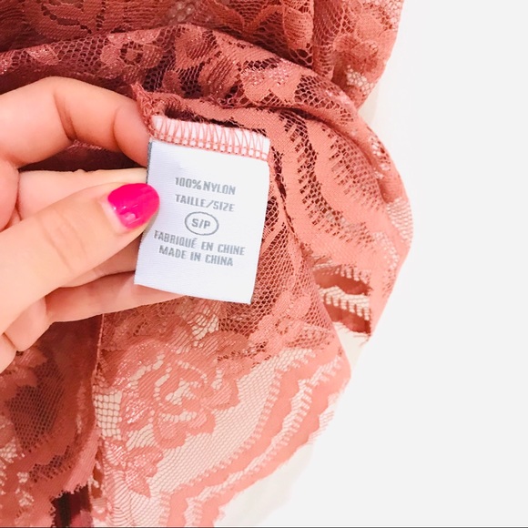 Lace Top Zipper in Back - Picture 5 of 6